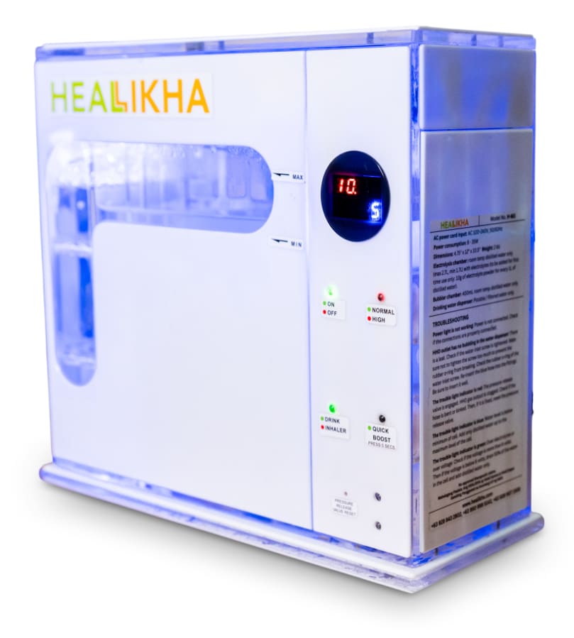 healikha hydrogen machine agua hidrogenada