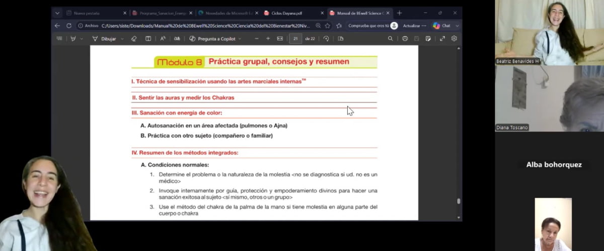 curso medicina energetica bewell intermedio
